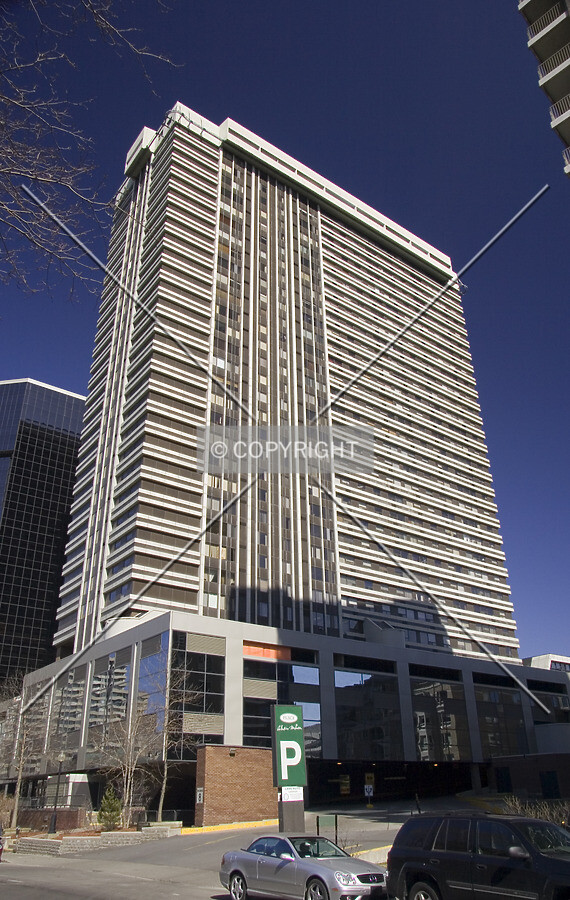 Looking up from the west