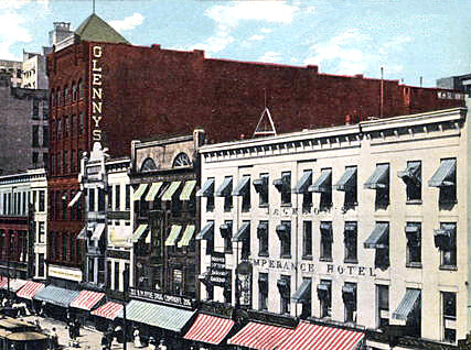View from the southeast