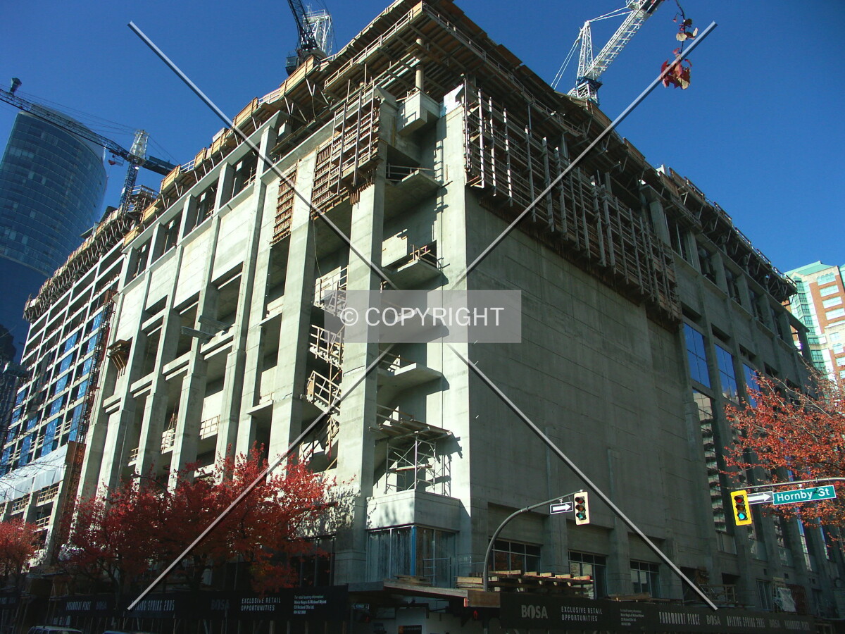 Northeast face of the main super-structure