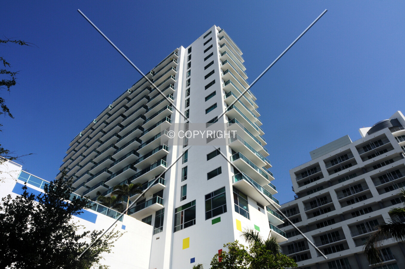 Looking up from the northeast