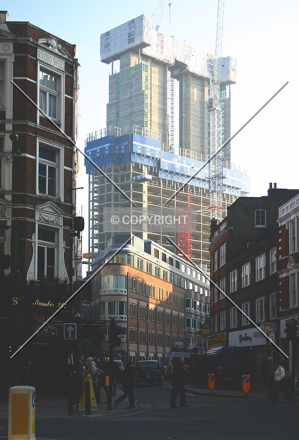 View east of the core from Bishopsgate