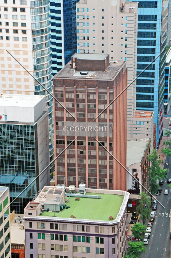 Elevated view from the south