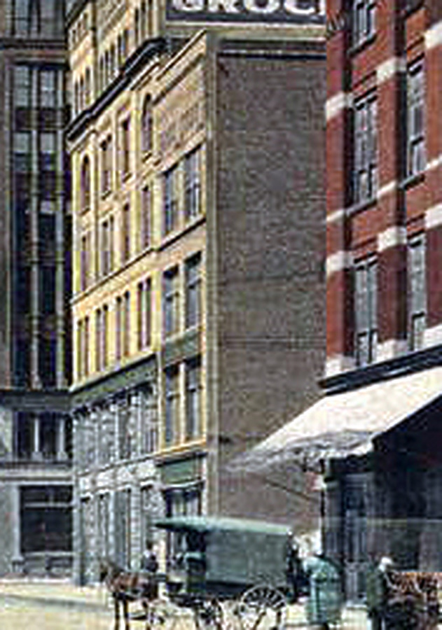 Vintage view from the southwest