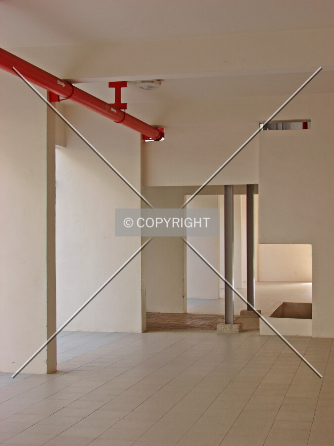 The void deck as seen from the west