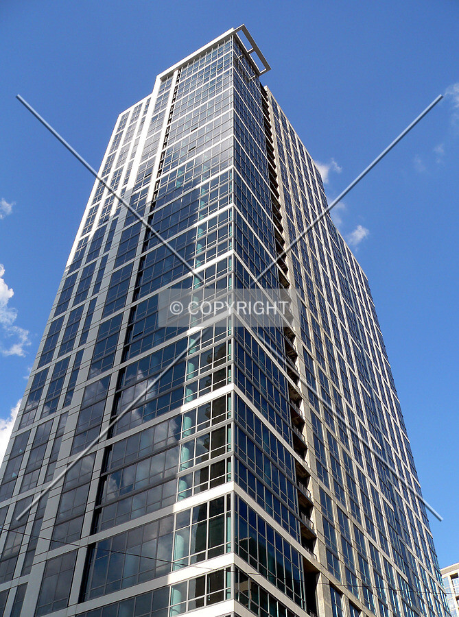 View up the southwest corner