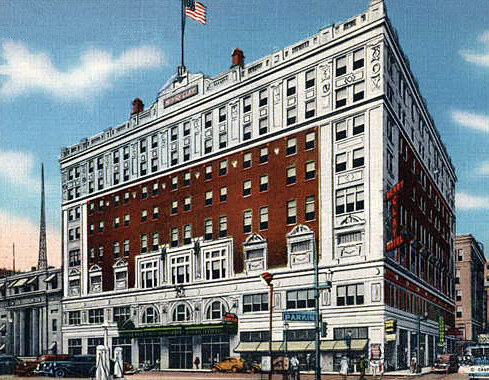Vintage view from the northeast