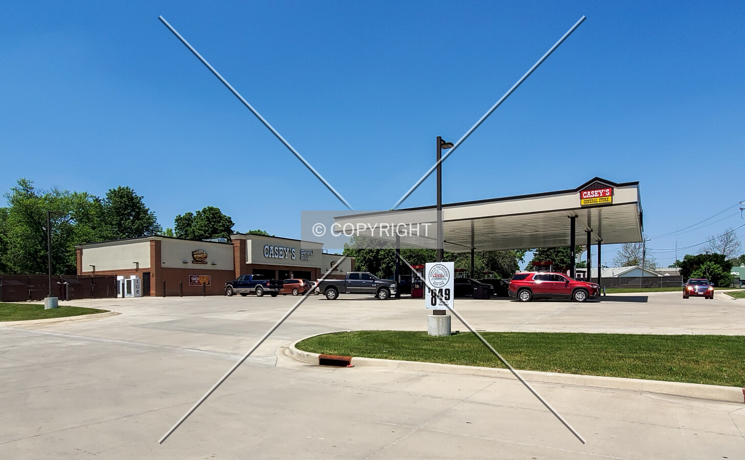 Southeast view; June 6, 2020