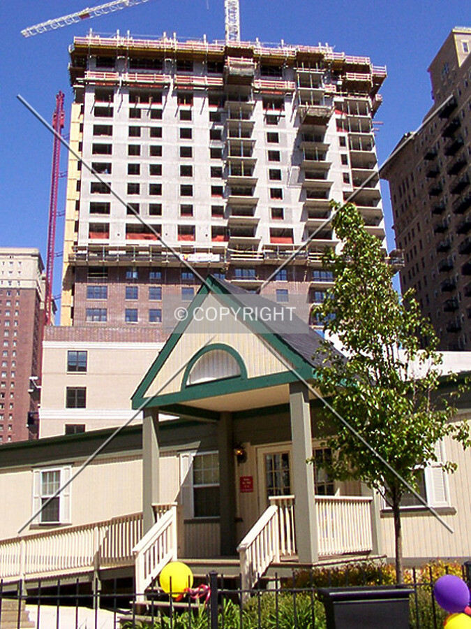 View from State Street over the sales center - 26 May 2002