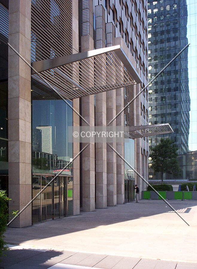 The main entrance