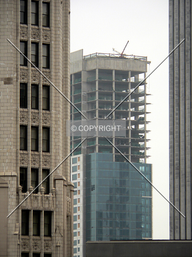 View to the southeast from the 20th floor of 330 North Wabash Avenue