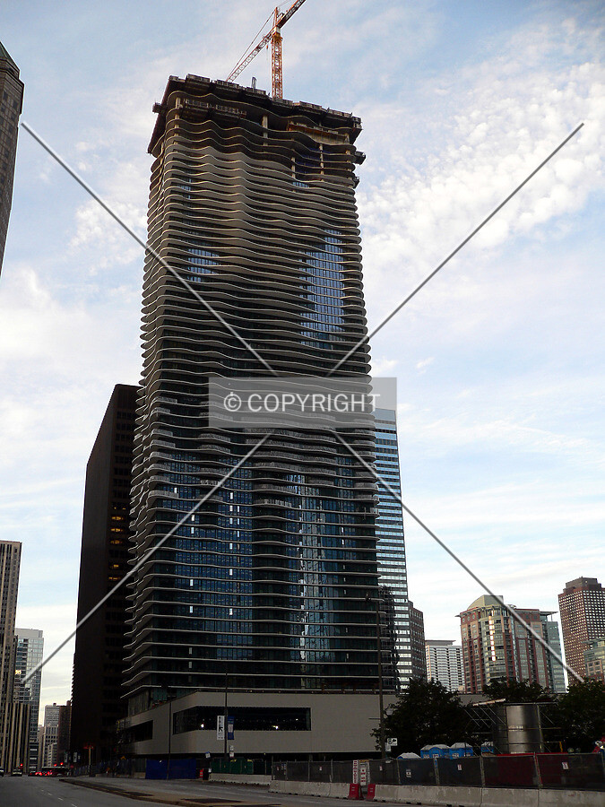 View from the corner of Columbus Drive and Randolph Street