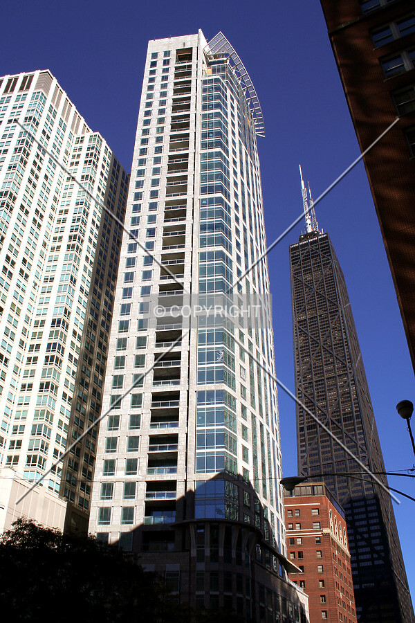 Looking up from the southwest
