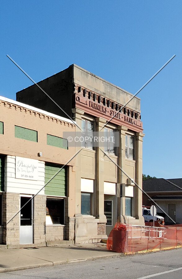 Northwest view; August 15, 2020