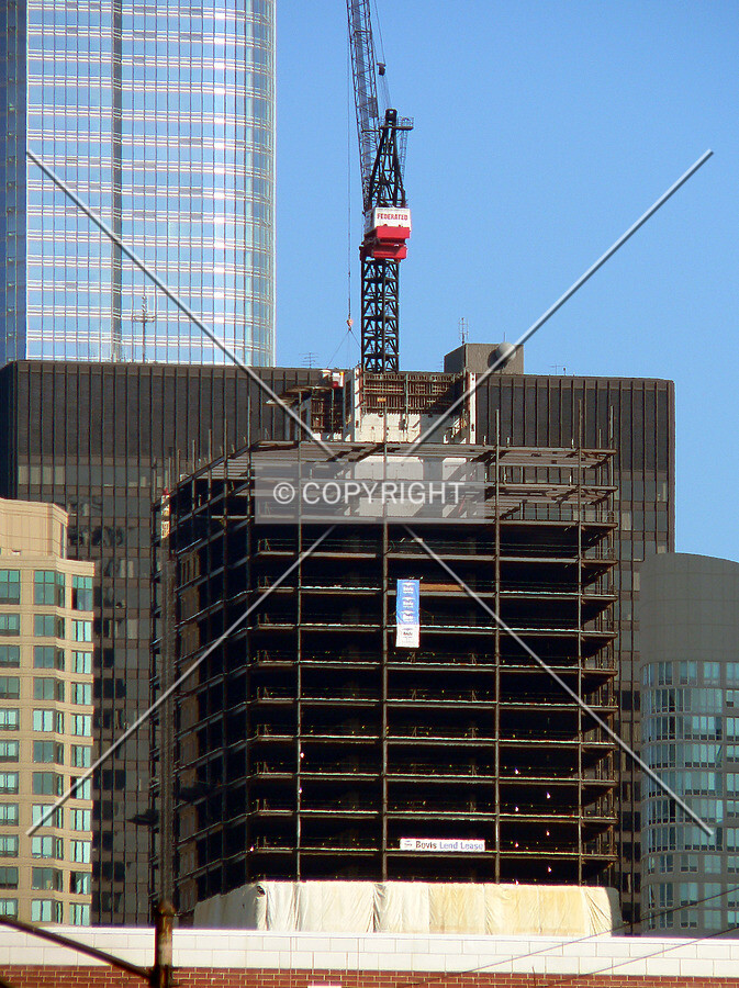 View from the west near Milwaukee Avenue at Grand Avenue