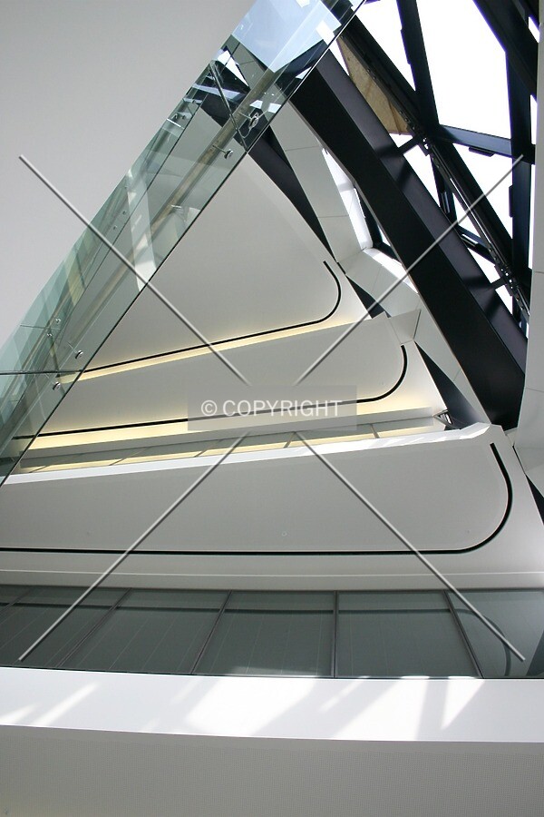 Looking up through a typical lightwell