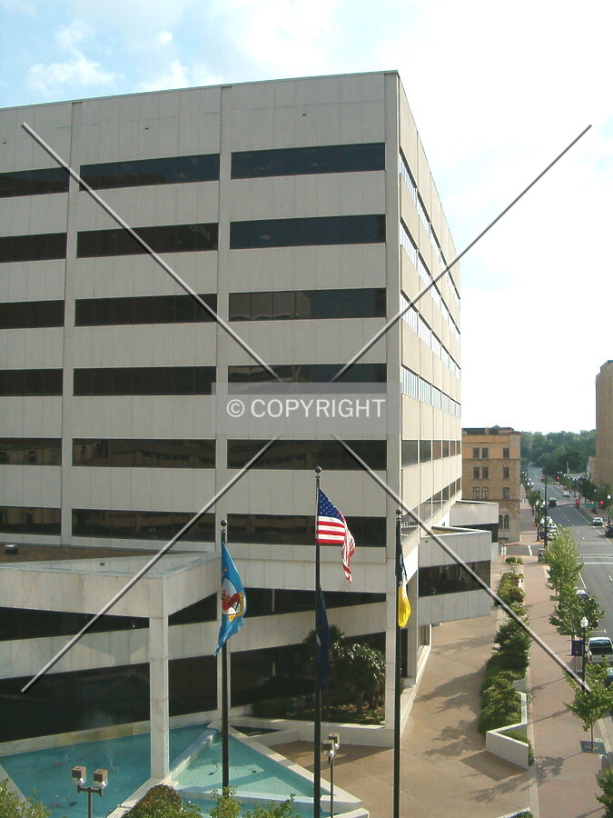 View from neighboring property looking west