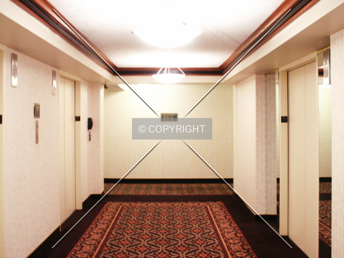 Elevator lobby on the 12th floor