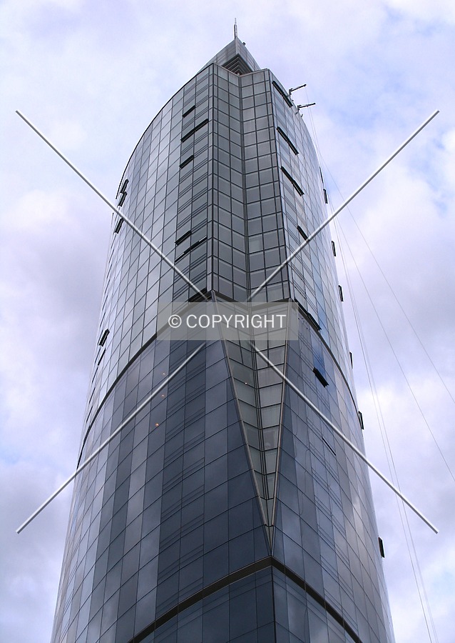 Looking up the north side