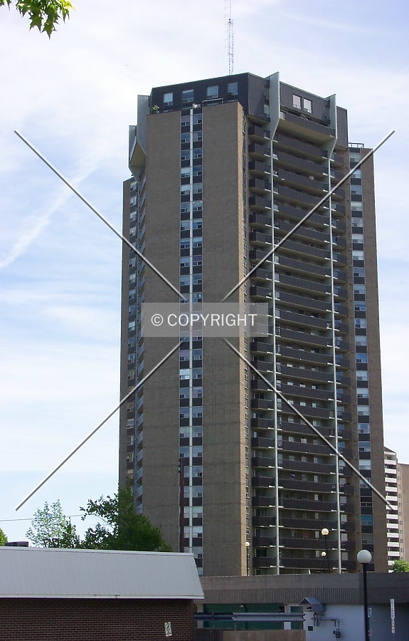 View from the front of Chateau Royale Tower A at 900 Dynes Road