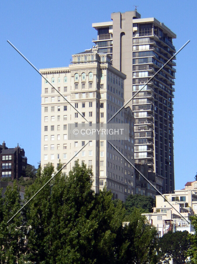 Looking west from Stockton Street