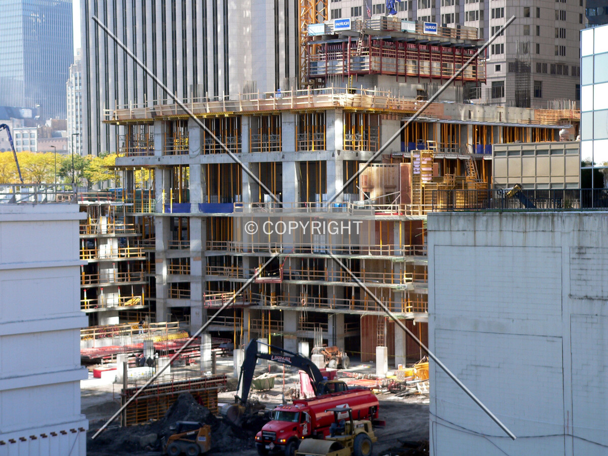 View to the southwest from Wacker Drive