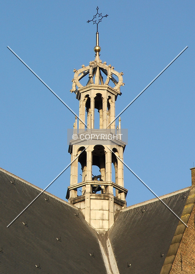 The Angelus Tower as seen from Oude Delft