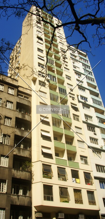 View from across Borges de Medeiros Avenue
