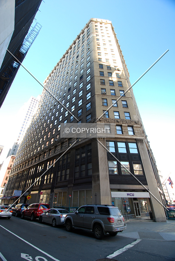 Looking up from Reade Street