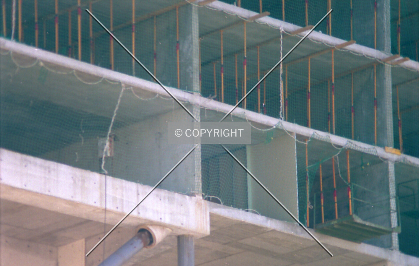 Internal wall divisions under construction