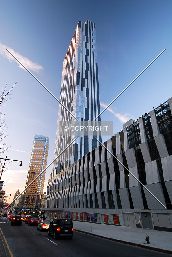 Viewed along Flatbush Avenue