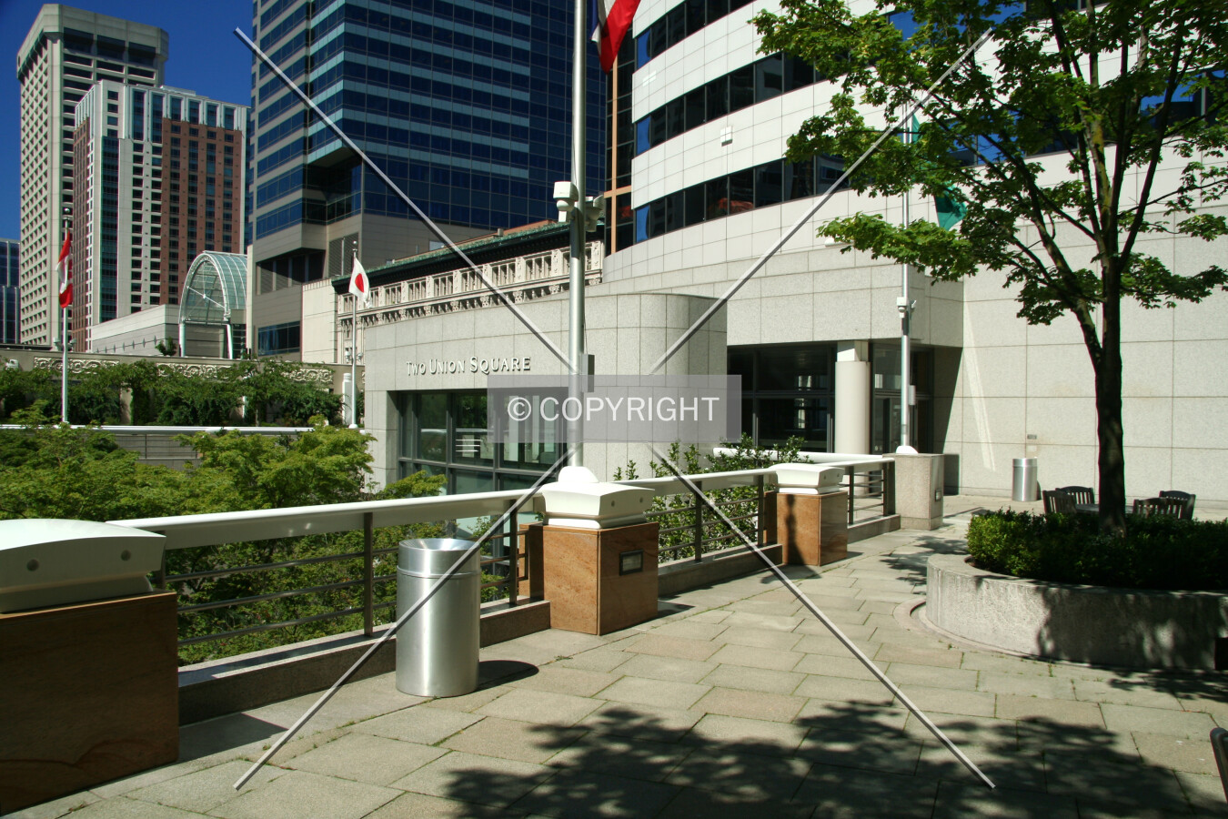 Walkway leading to the entrance