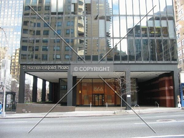 Entrance from across 2nd Avenue