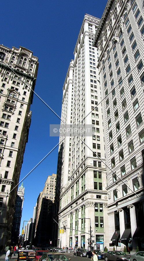 View from the southwest along Broadway
