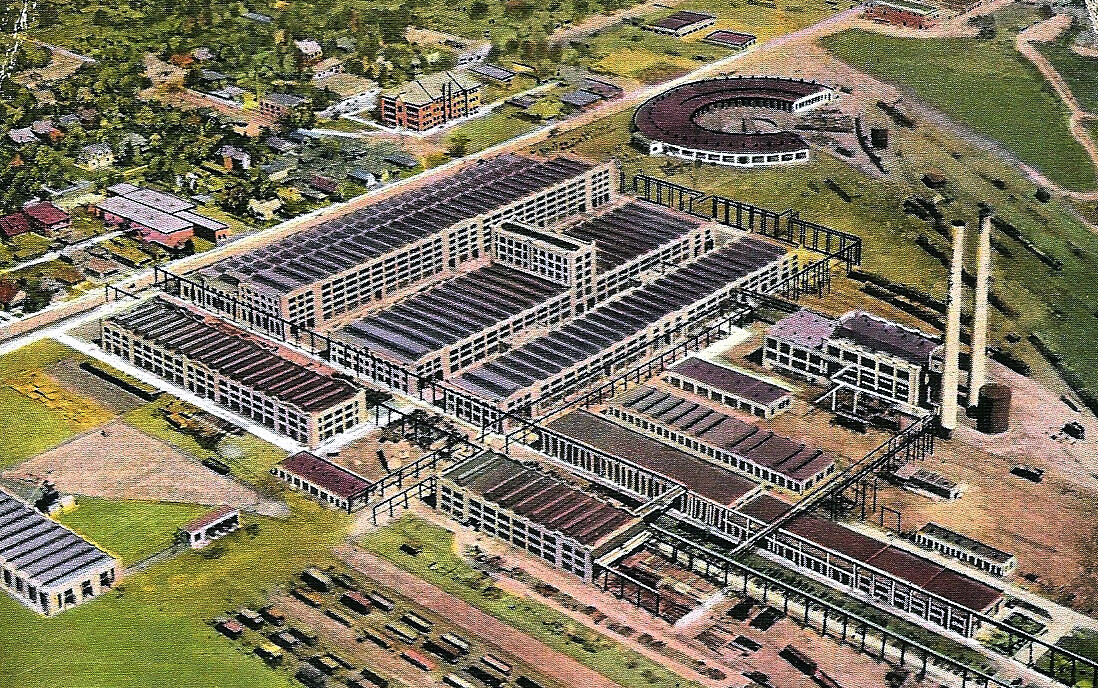 Vintage view from the southwest