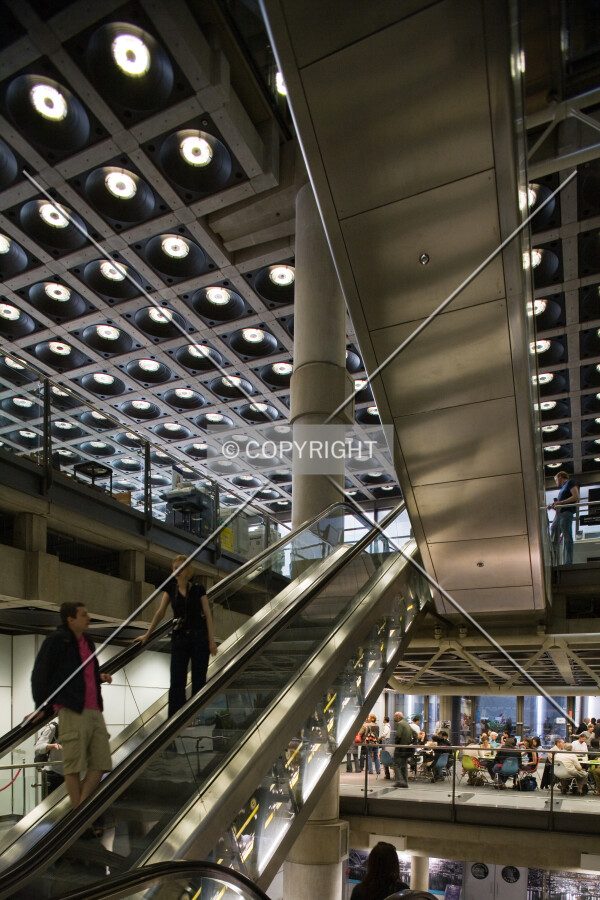 Internal escalators
