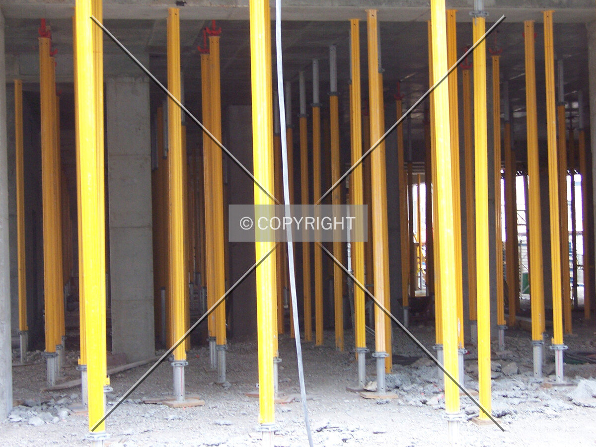 Looking north into the first floor from Davis Street