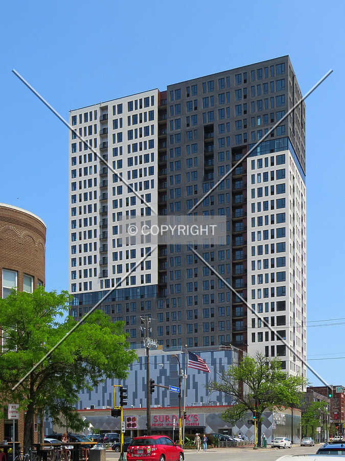 View to the northeast along East Hennepin Avenue