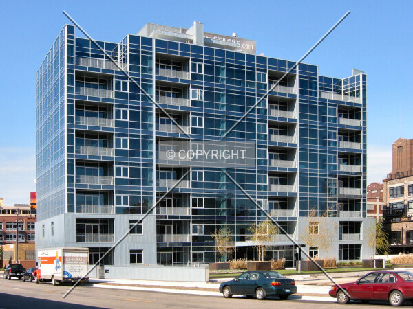 View to the northwest across 4th Street North