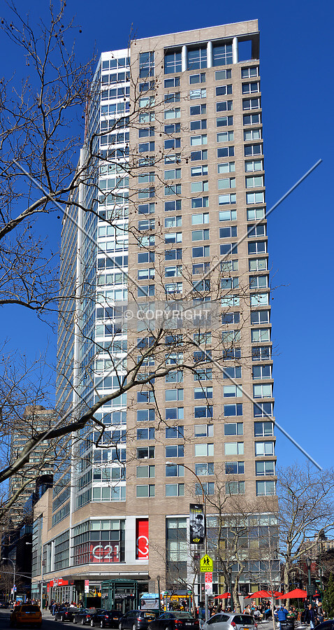 View from the southwest at Broadway and Columbus Avenue