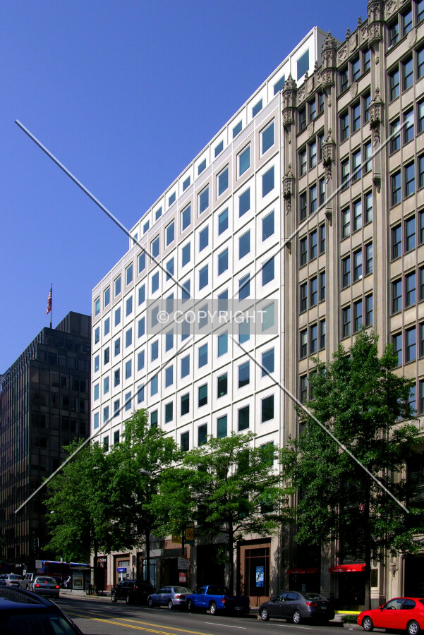 From the northeast across 17th Street