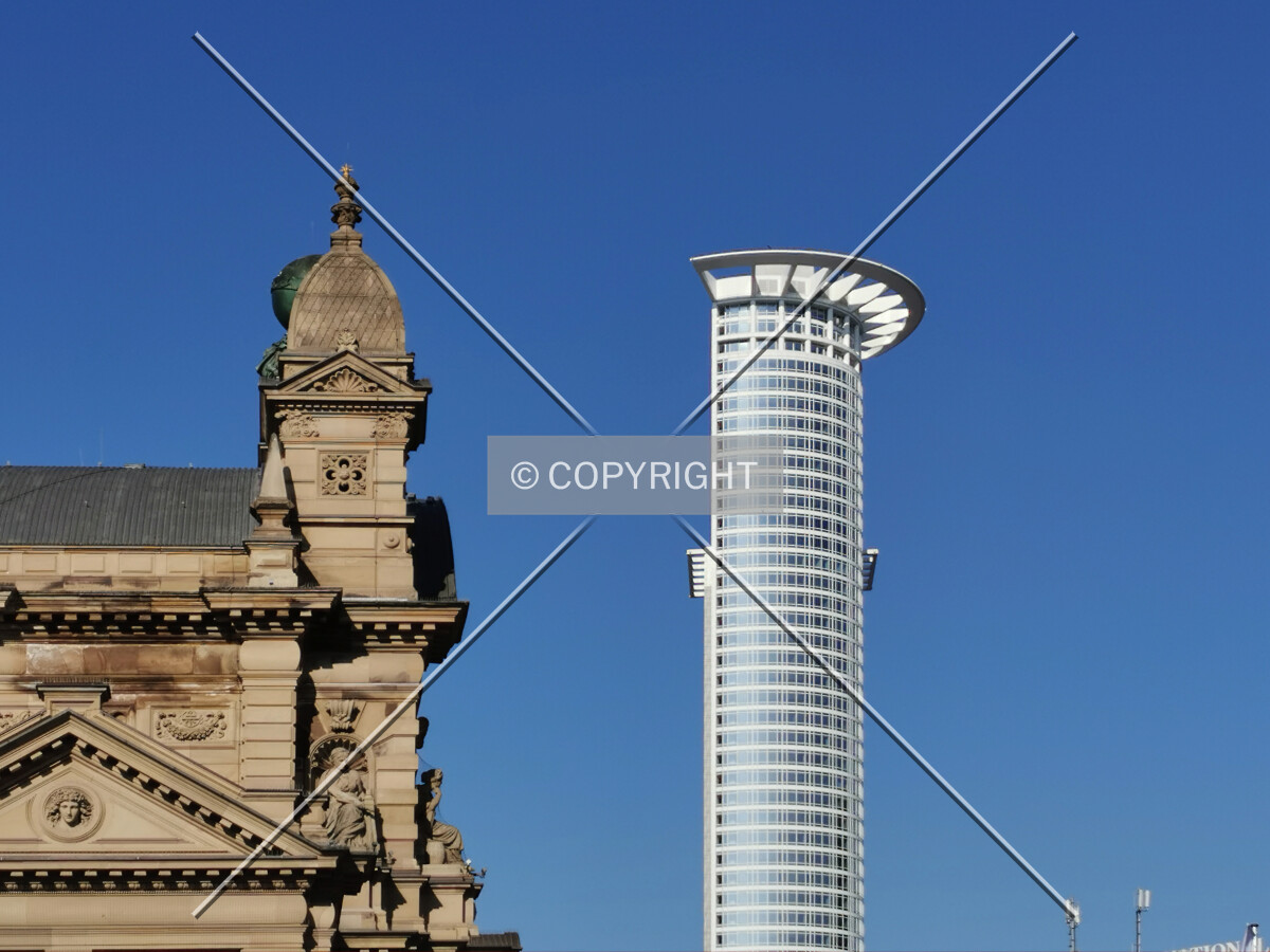 Modern architecture meets historic architecture