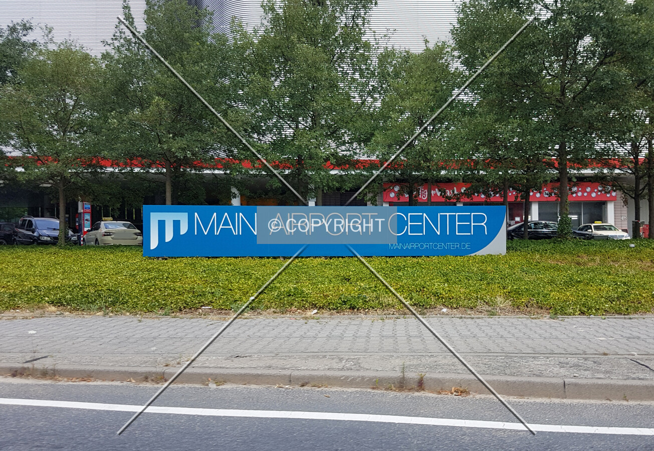 Main Airport Center - sign