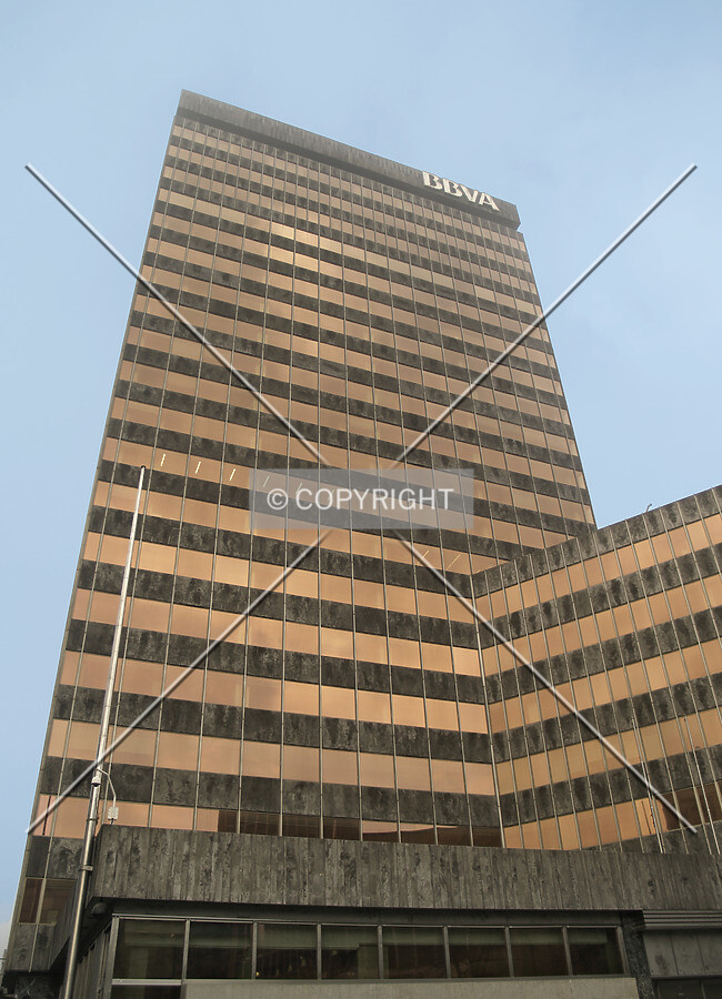 Looking up from the north side