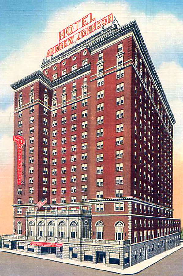 Vintage view from the southwest