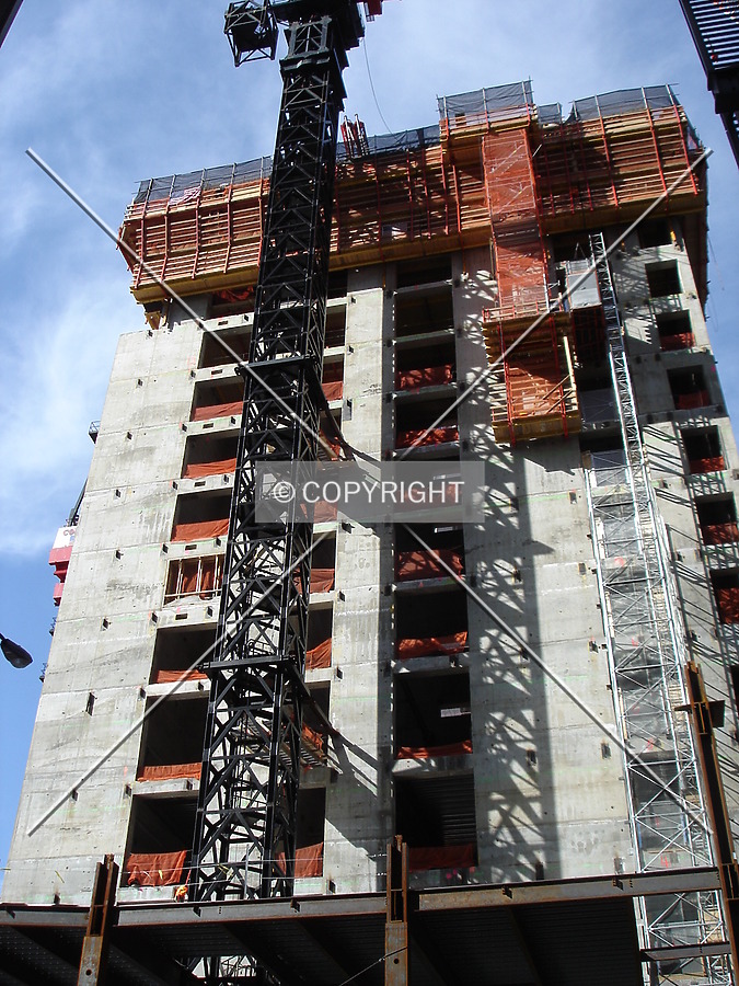Looking up the southern side