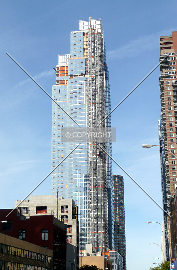 View from the east along 42nd Street