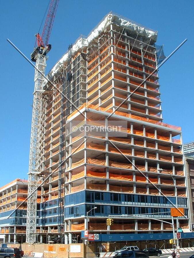 View from the southeast on West 57th Street