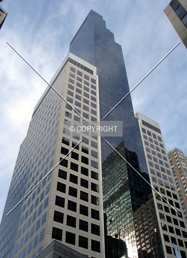 Looking up the southeast corner