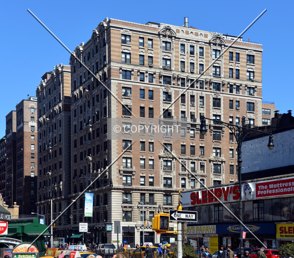 View from the southwest on Broadway