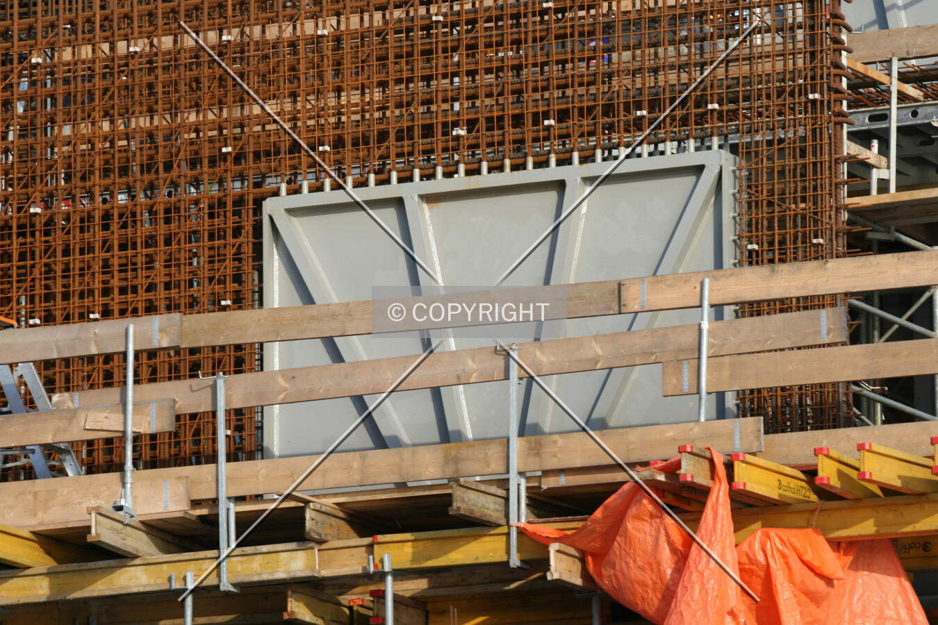 Detail of the rebar